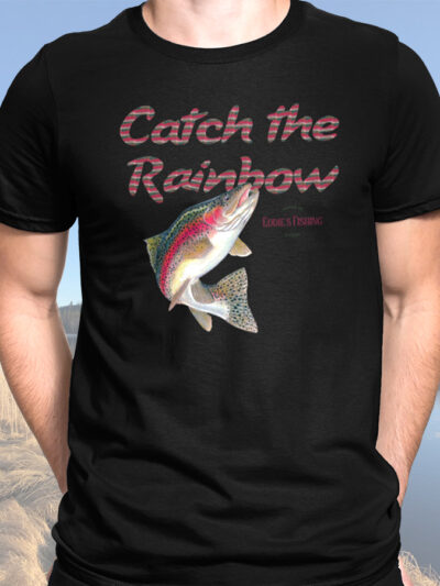 T-Shirt "Catch the rainbow" Svart