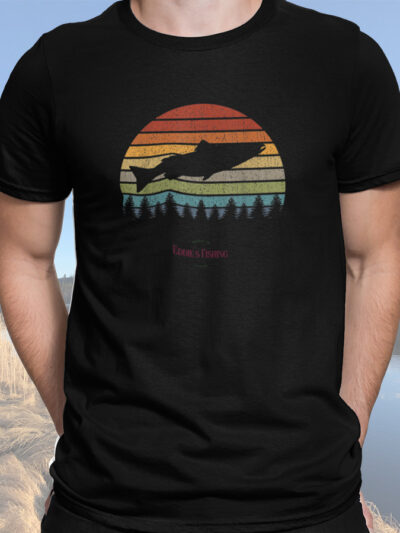 T-Shirt "Sun Fish"Svart