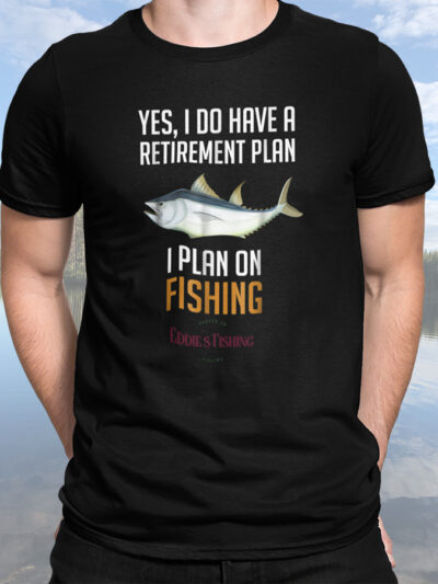 T-Shirt "Retirement Plan"Svart